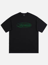 T-Shirt mit Schrift-Logo-Druck